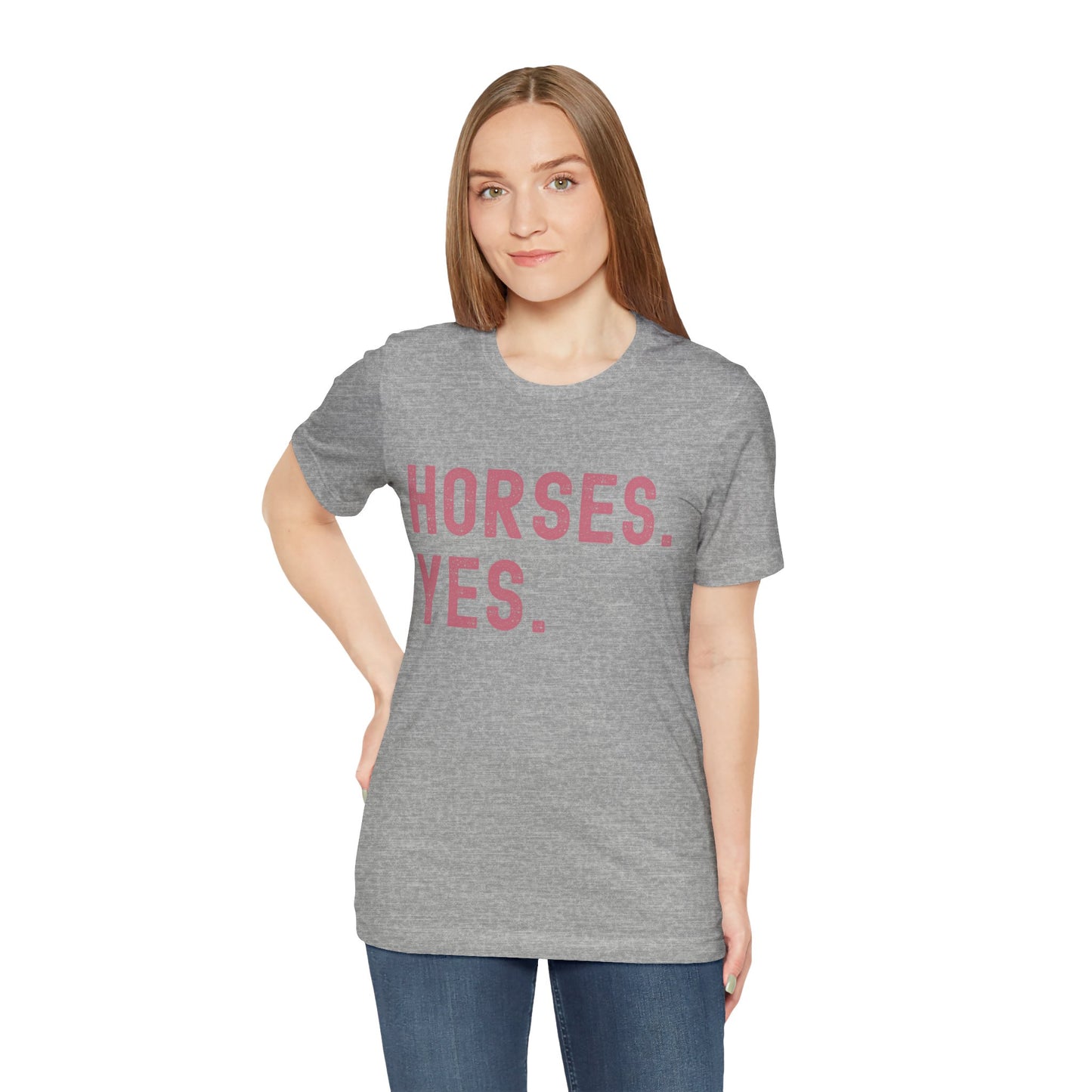 Horse Tee shirt for horse lovers grey tee
