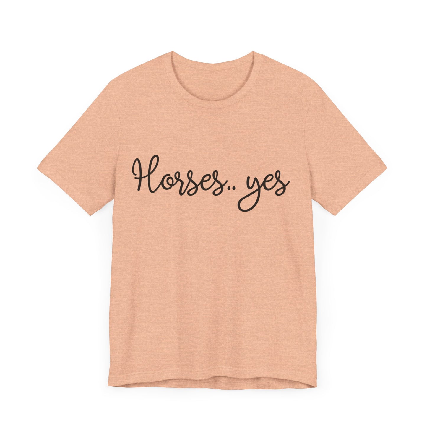Horse lover tee cream