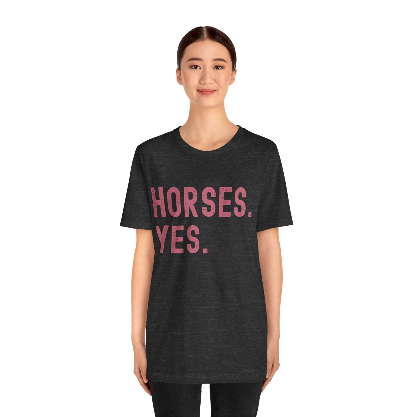charcoal model Horse Tee shirt for horse lovers