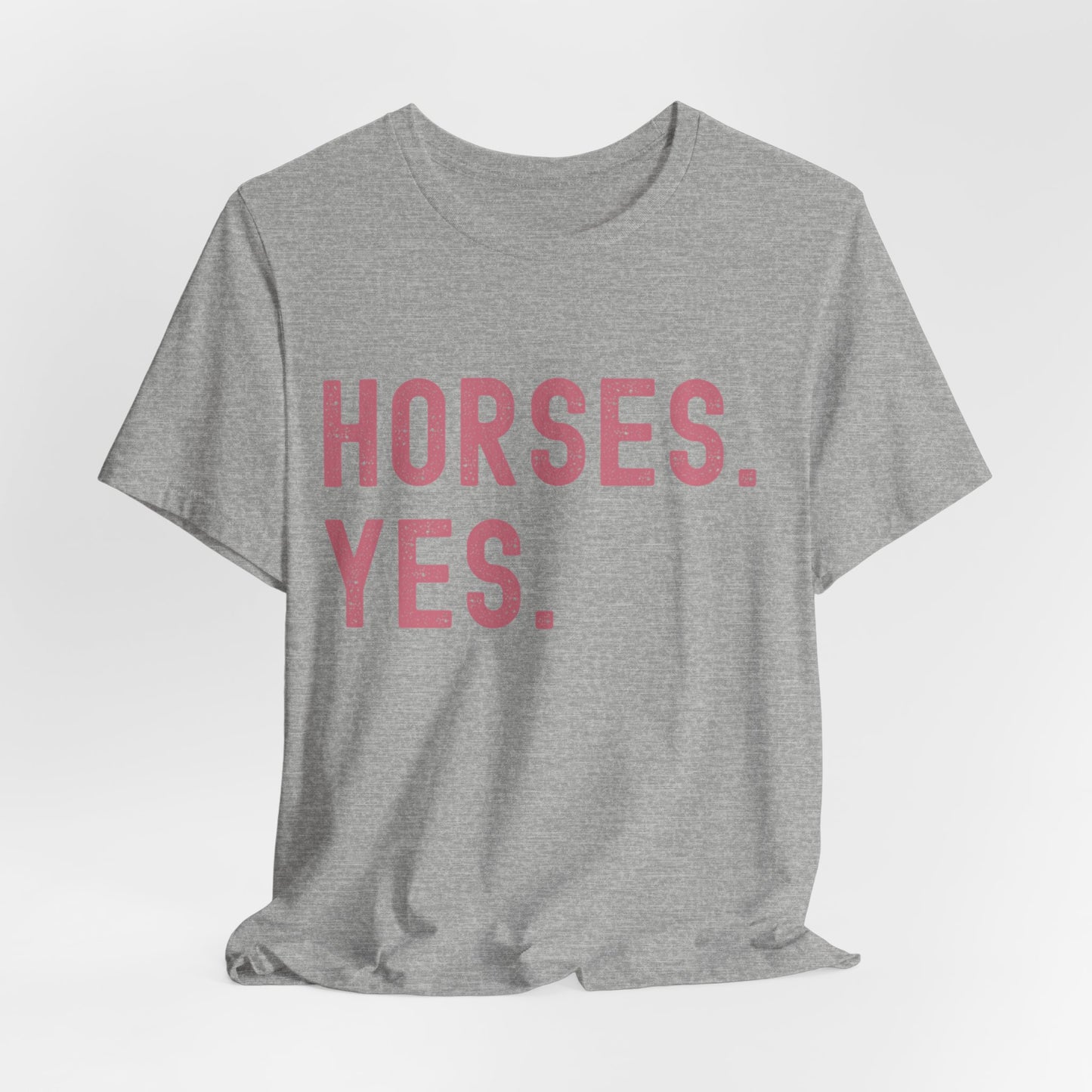 Horse Tee shirt for horse lovers grey tee