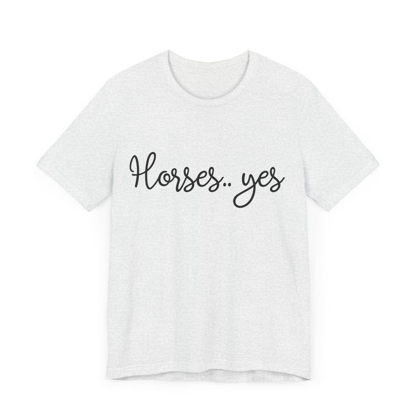 Horse lover tee white