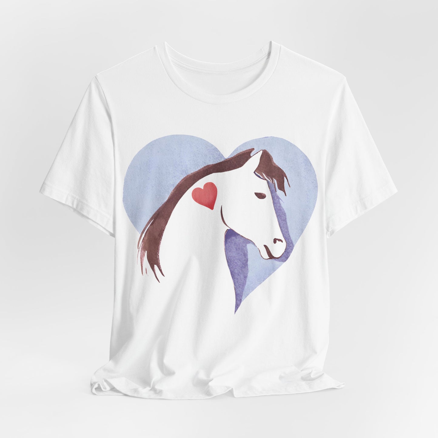 Horse Heart Tshirt white