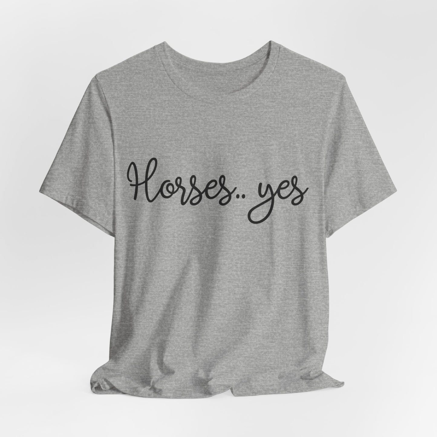 Horse lover tee grey