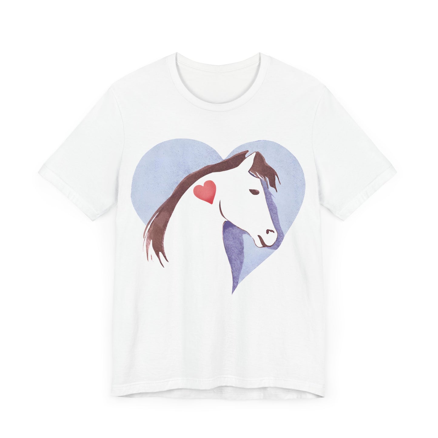 Horse Heart Tshirt white