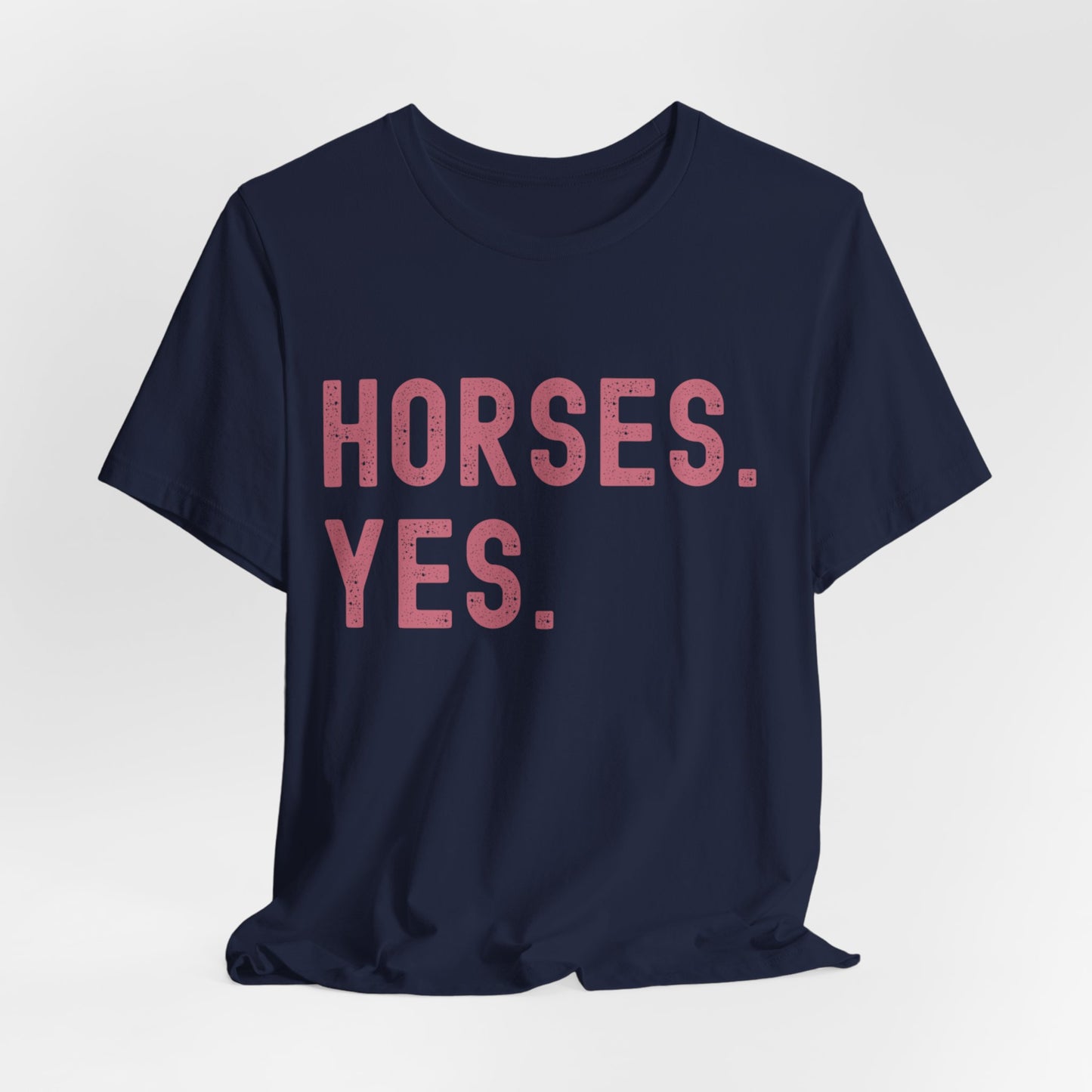 navy Horse Tee shirt for horse lovers