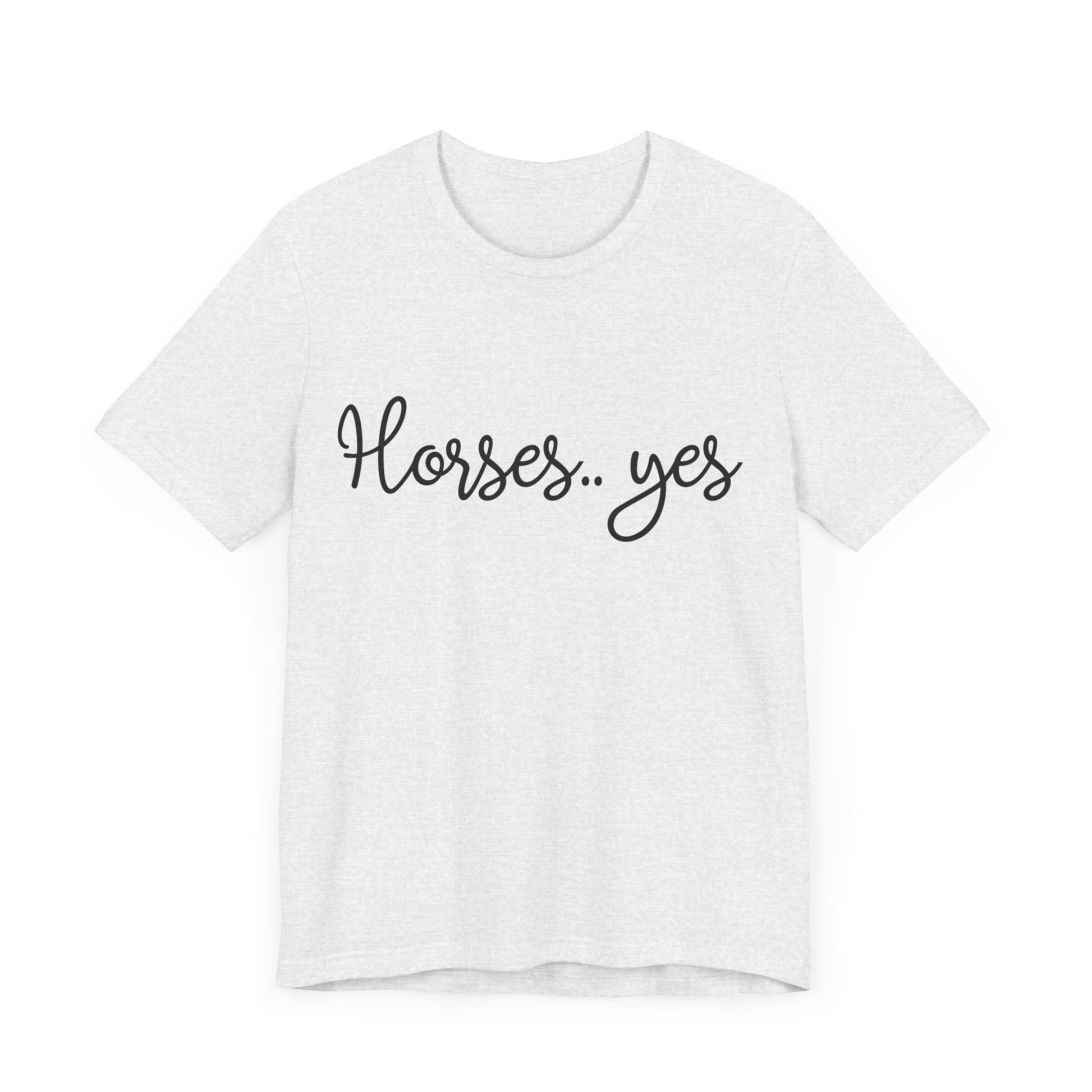Horse lover tee white