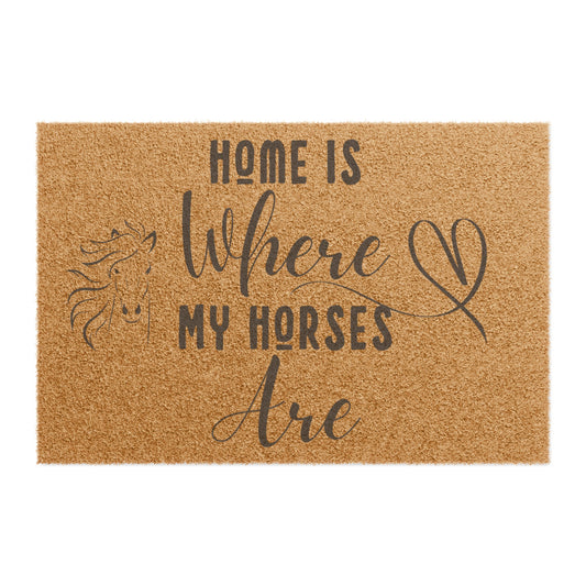 Home Horse door mat
